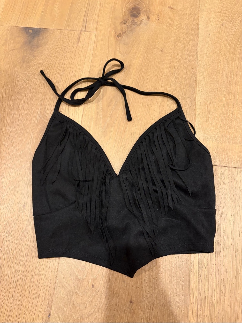 Windsor Cowgirl Fringe Halter Crop Top for the Rodeo!